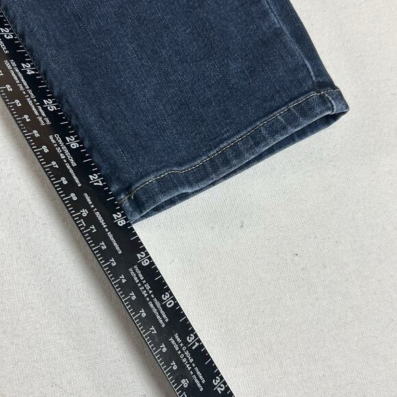 LEE Slimming Fit Slim Straight Pull On Jeans Womens 10 Short Dark Wash Denim 10S - Picture 11 of 13